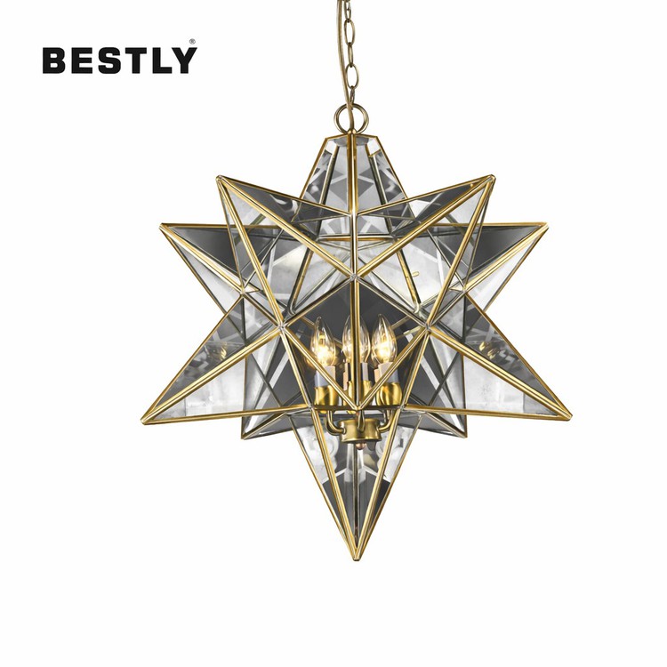 Brilliant Star Clear Glass Pendant Lamp Brilliant Star Clear Glass Pendant Lamp